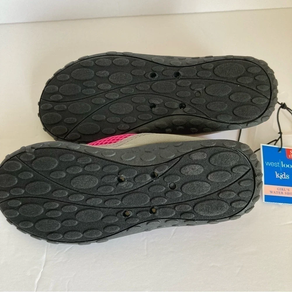 Kid's Water Shoes Hot Pink & Gray | Size 13/1 NWT